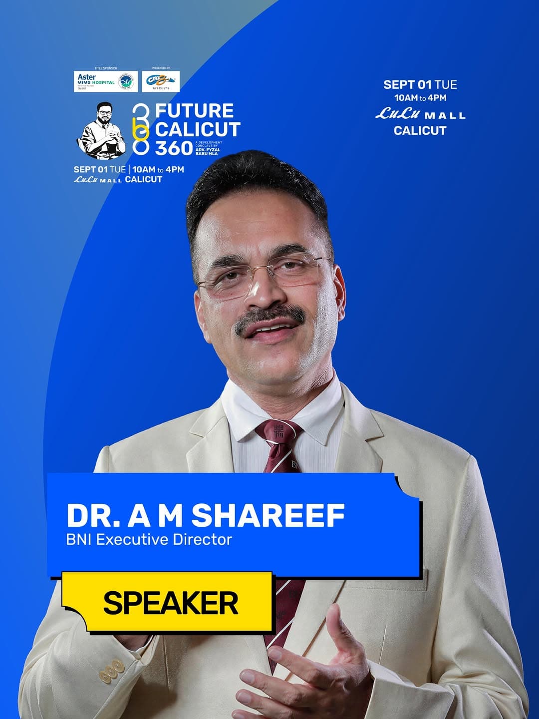 Dr AM Shareef, Executive Director, BNI