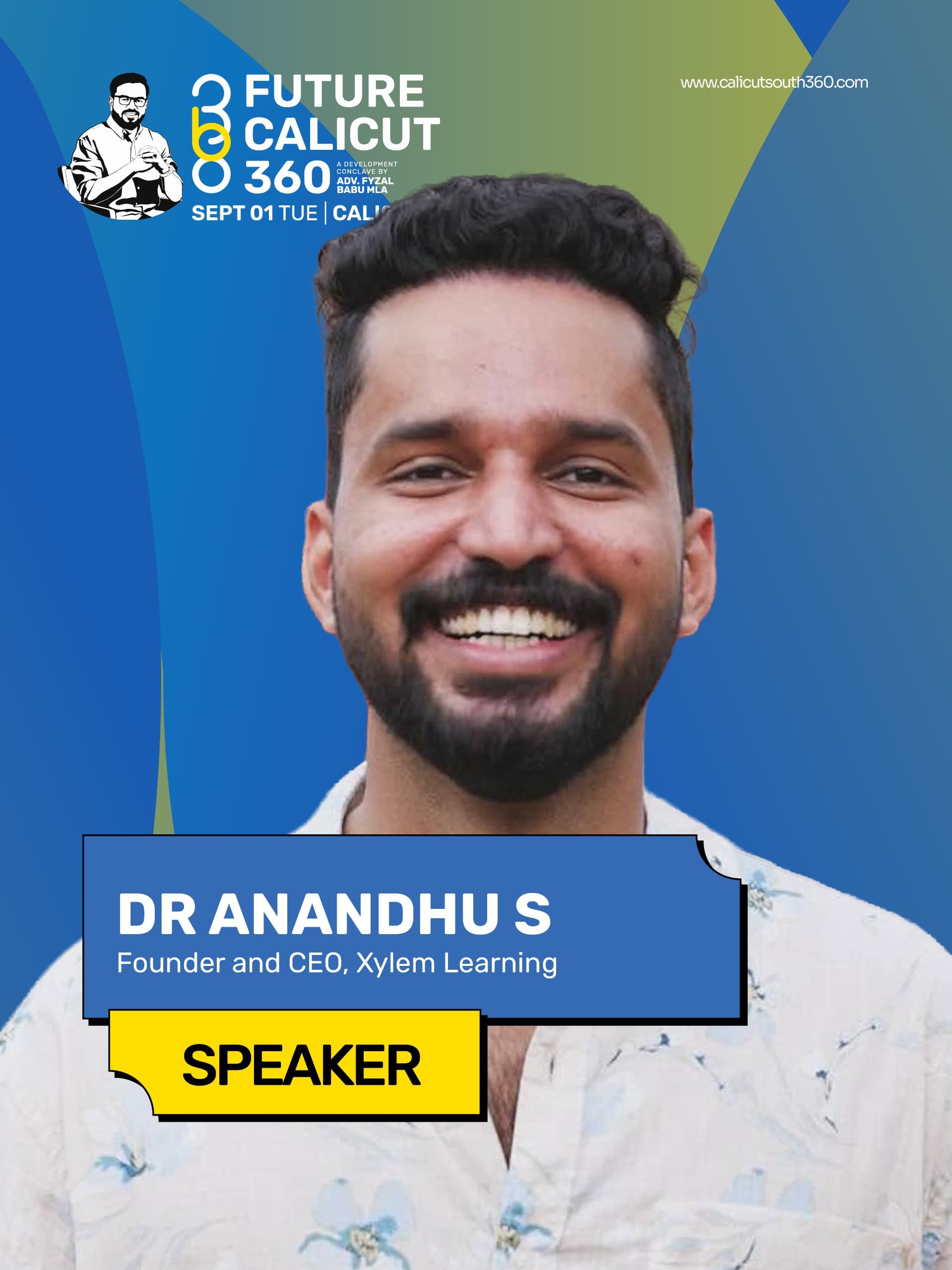 Dr Anandhu S, Founder and CEO, Xylem Learning