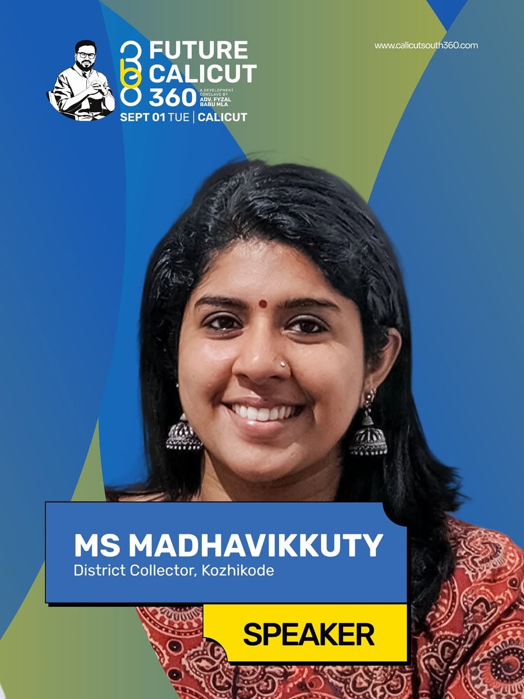 MS Madhavikkuty, District Collector, Kozhikode