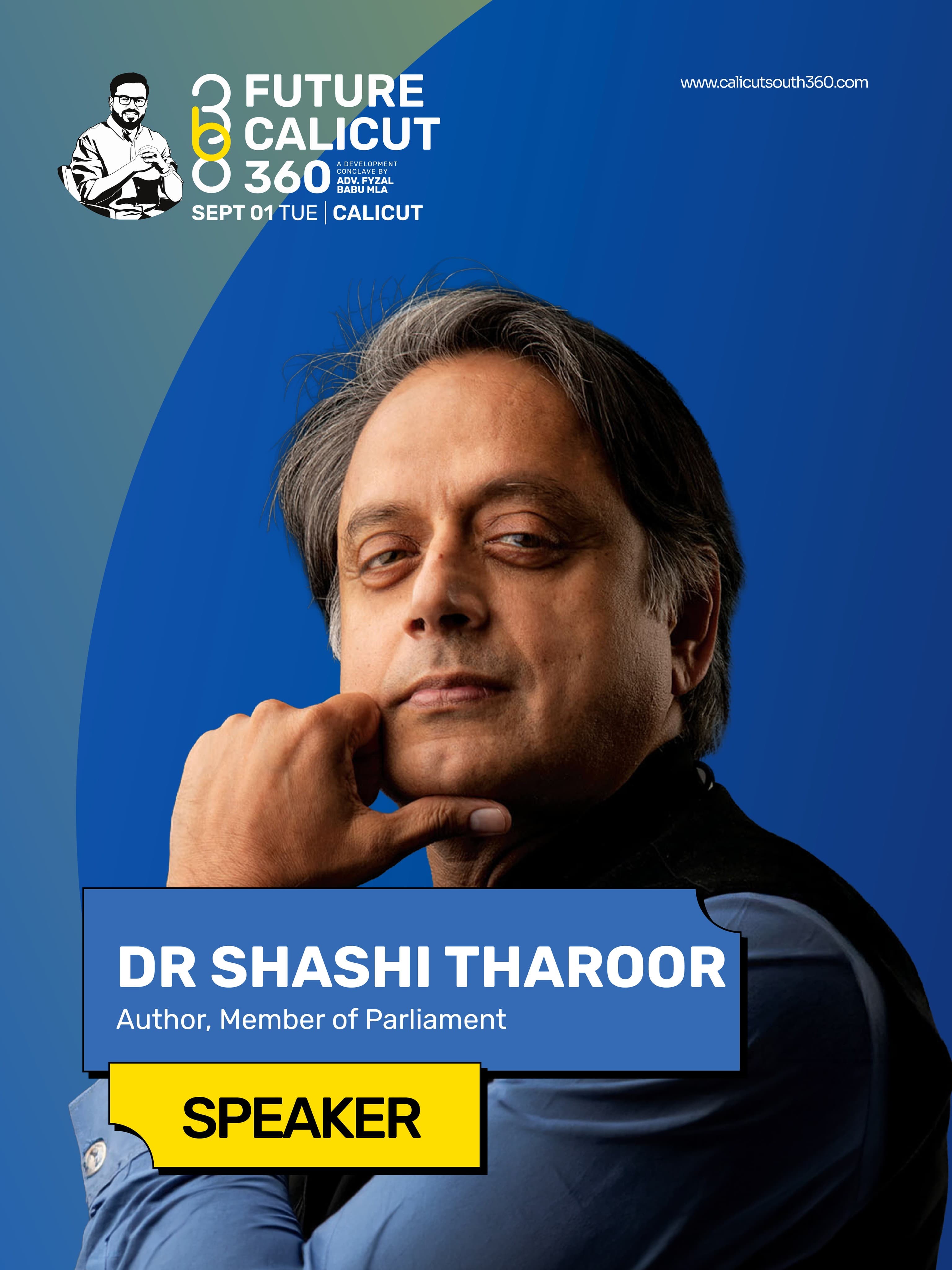 Dr Shashi Tharoor, Author, Member of Parliament