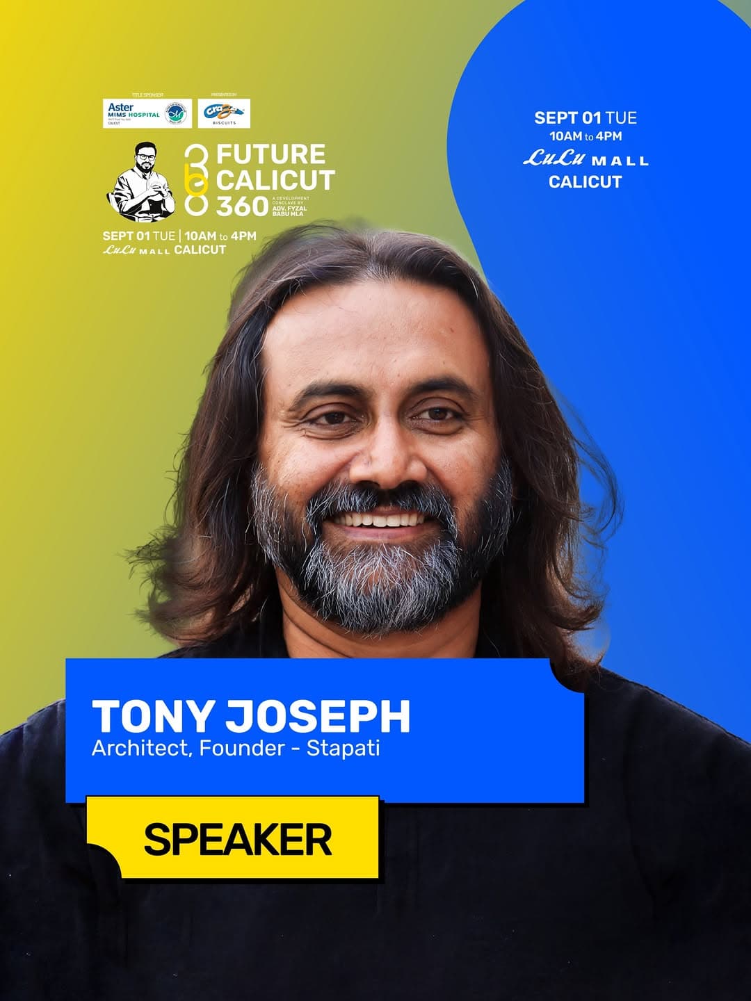 Tony Joseph, Architect, Founder of Stapati